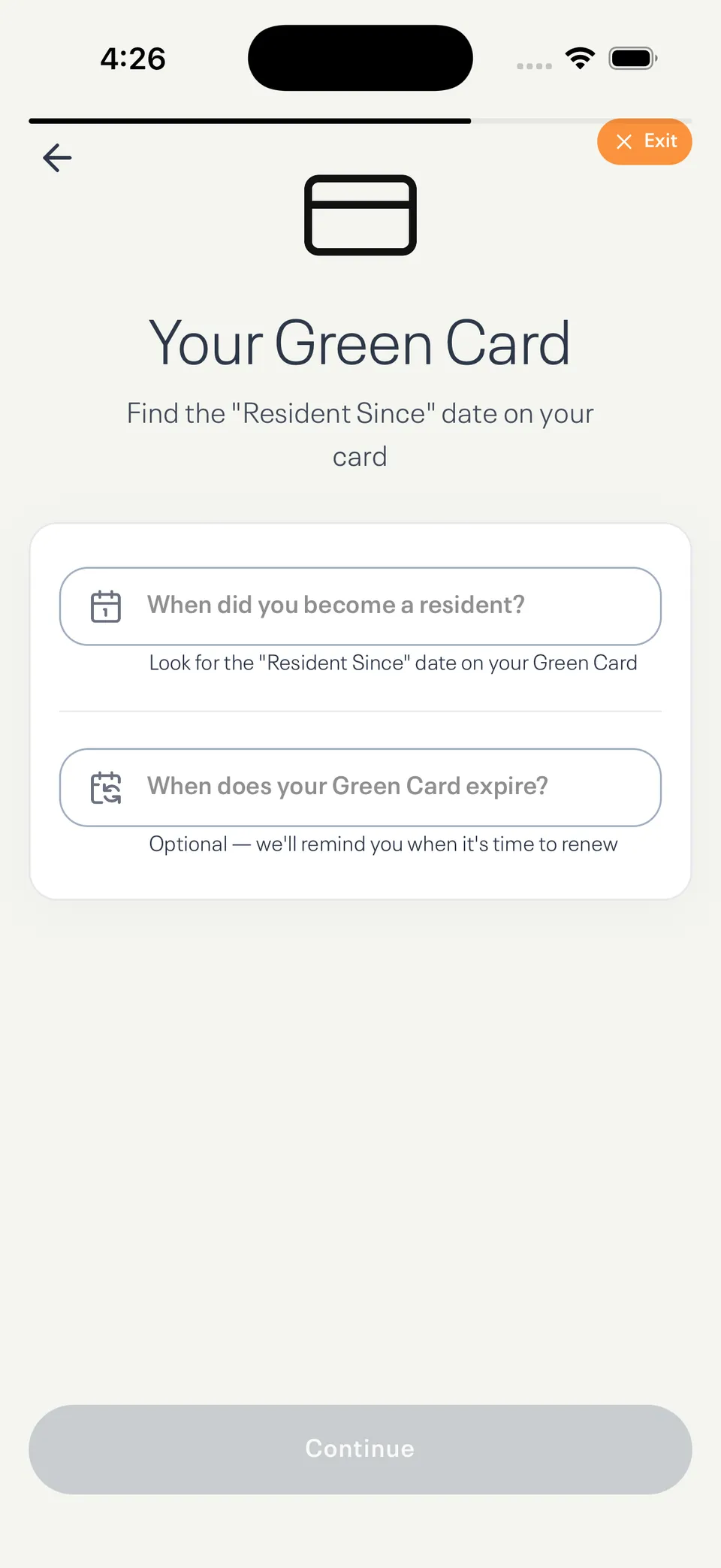 App screenshot