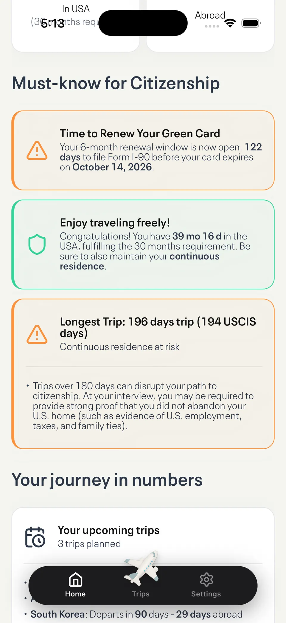 App screenshot